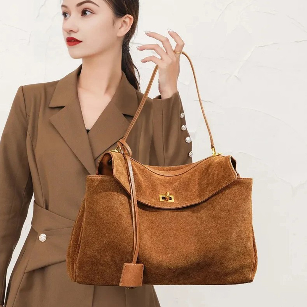 Luxury Bags Supplier - Autumn Winter Women's Suede genuine leather
