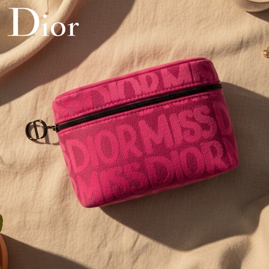 Luxury Bags Dior - Dior’s Bag Pink Cosmetic Bag For