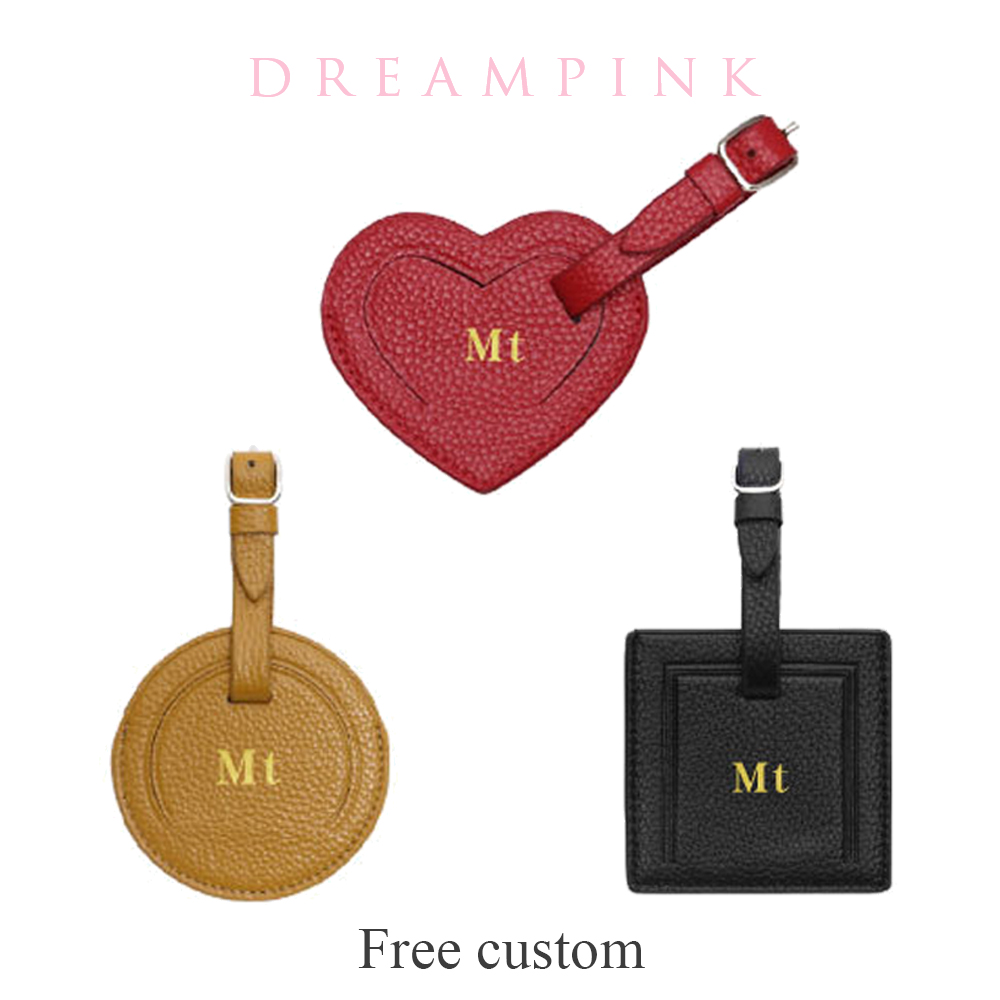 Luxury Bags Names - 100% Genuine Leather Travel Luggage Tag