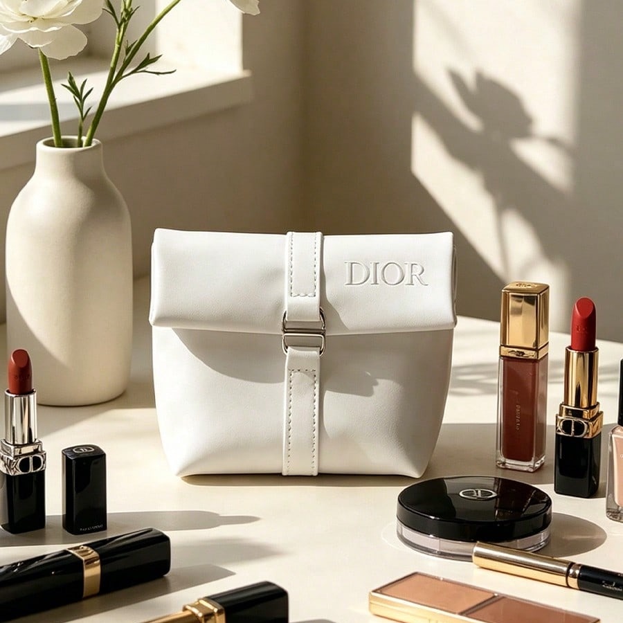 Luxury Bags Dior - Dior’s Bag White Cosmetic Bag Luxury