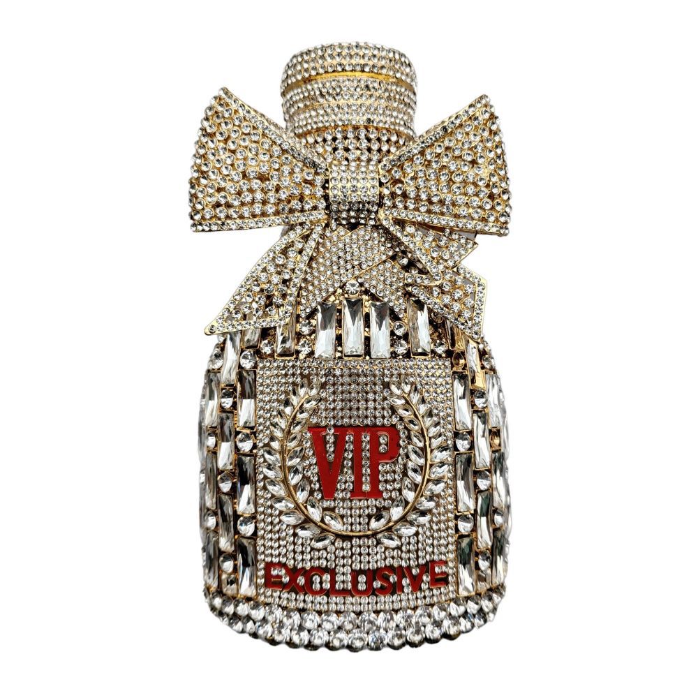 Luxury Bags Affordable - Champagne Bottle Bow Champagne Bottle Diamond