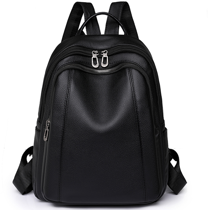 Shoulder Bag Slouchy - High Quality Leather Backpack Women Large