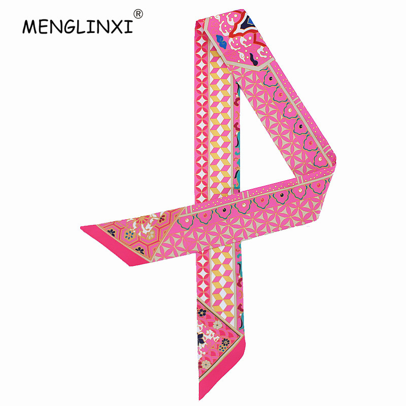 Luxury Bags Brands For Women - New Geometric Floral Print Silk Scarf