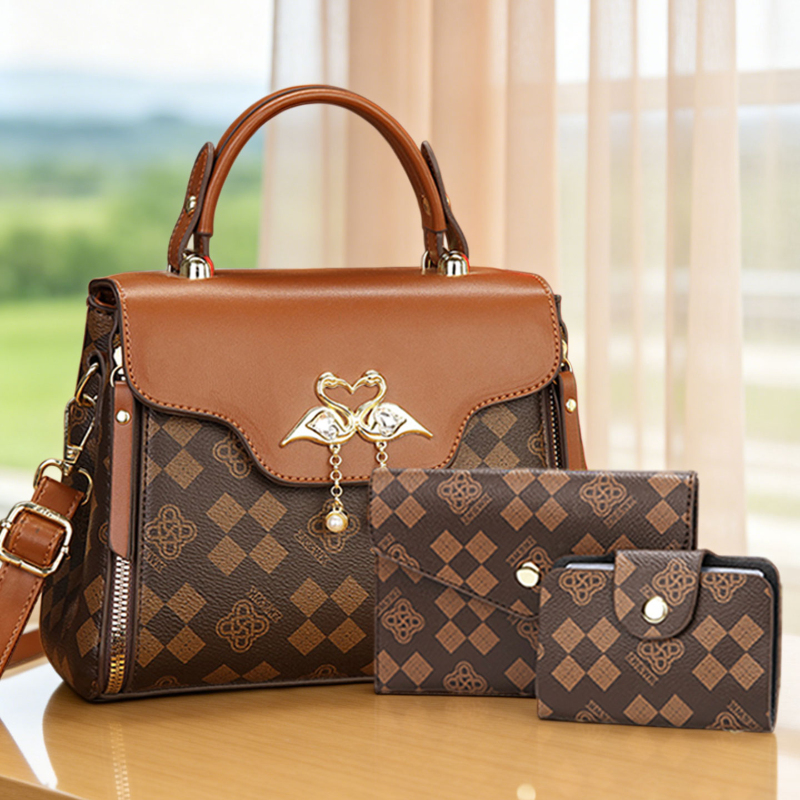 Luxury Bags In - 3-piece women's bag set, light luxury