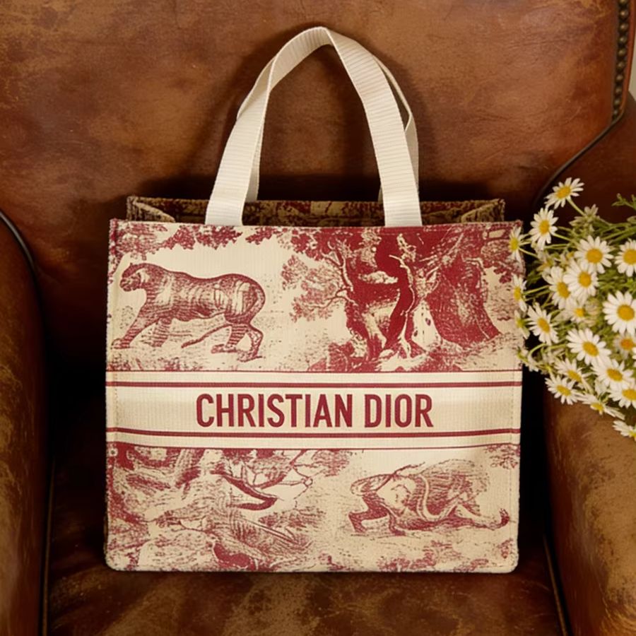 Luxury Bags Dior - Christian Dior Dior’s bag Red Animal