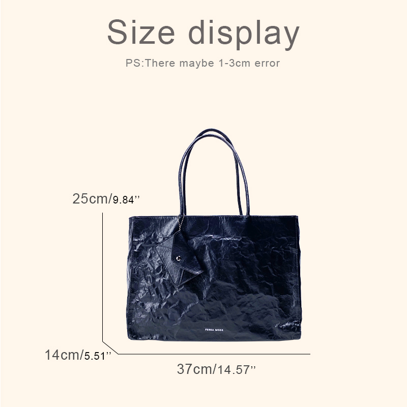 Korean Casual Kraft Paper Tote - Luxury Bags Supplier 评论和价格