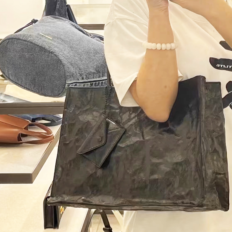 Korean Casual Kraft Paper Tote - Luxury Bags Supplier 评论和价格