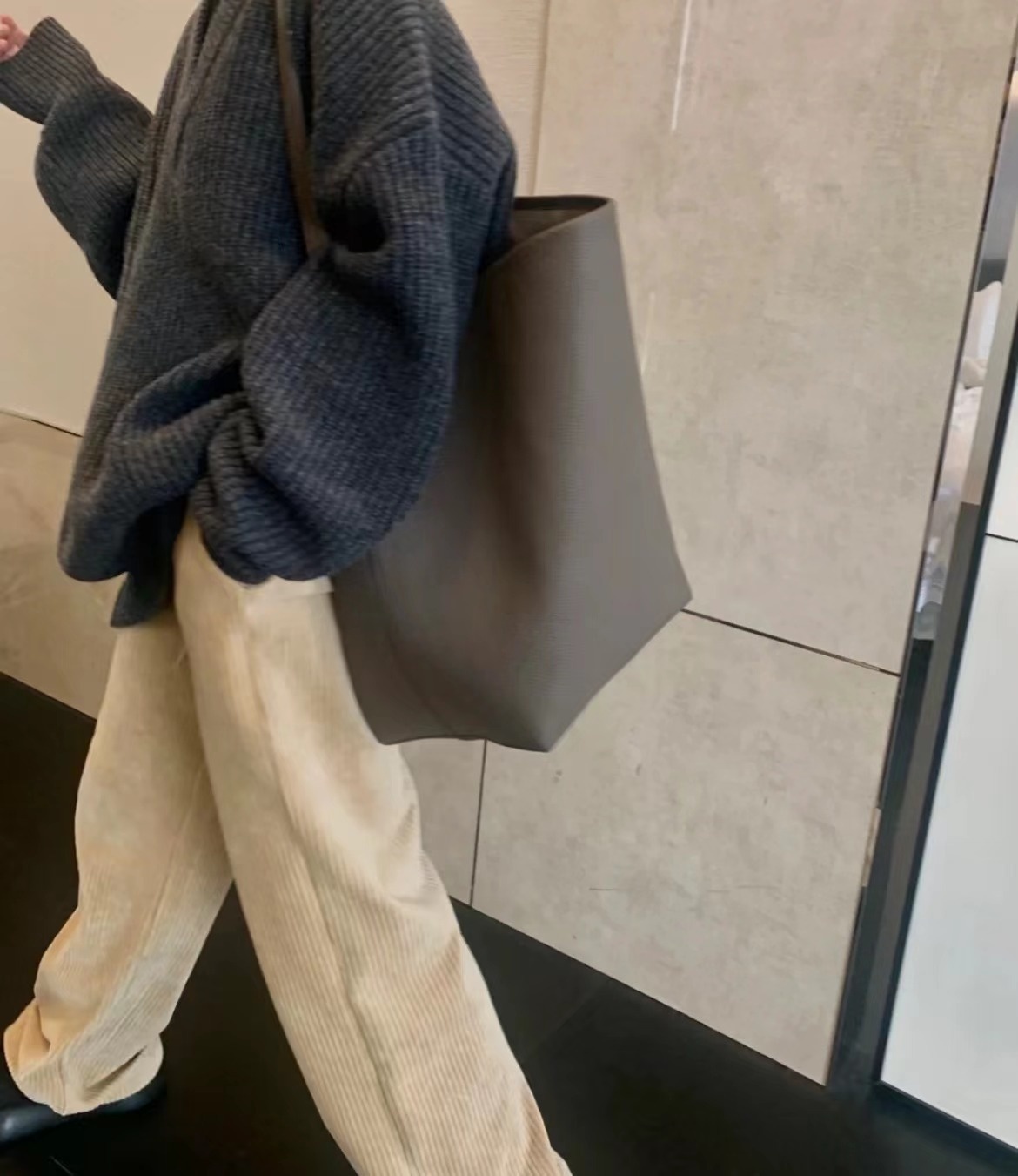 Cowhide Autumn Winter Bag: Dur - Shoulder Bag Slouchy 评论和价格