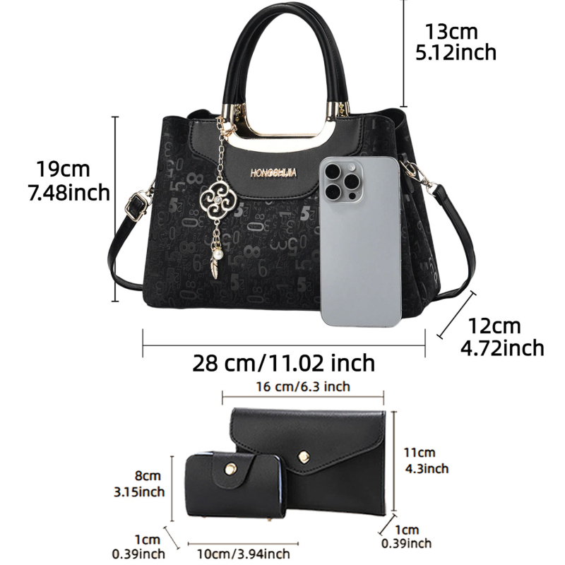 3-piece Fashion Women's Handba - Luxury Bags In 评论和价格