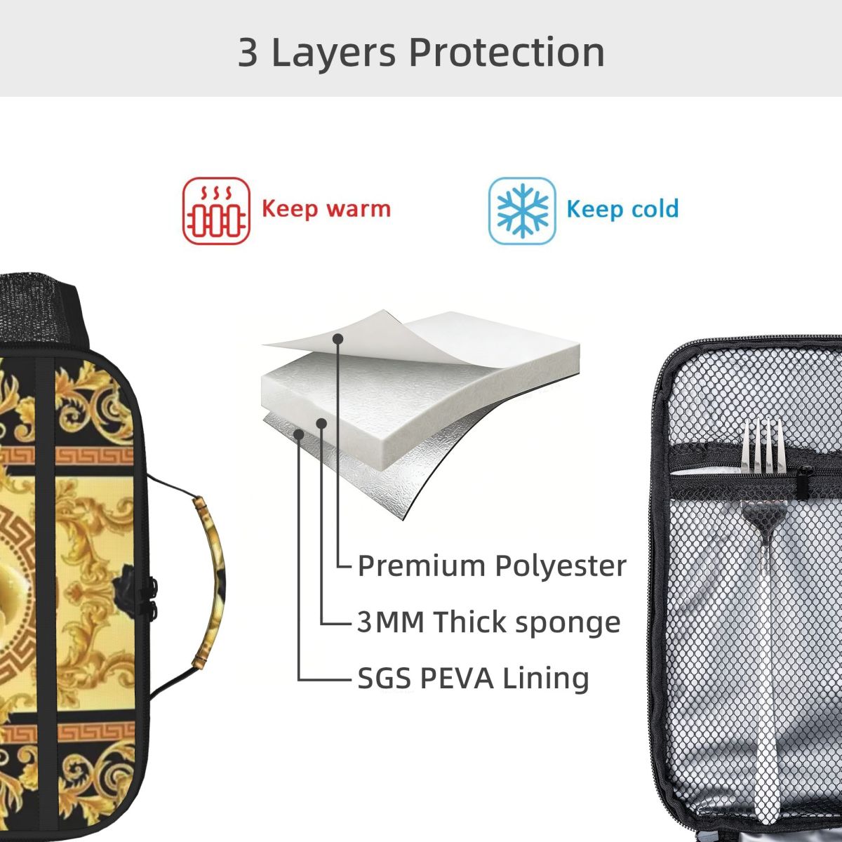 Luxury European Floral Pattern - Luxury Bags For Kids 评论和价格