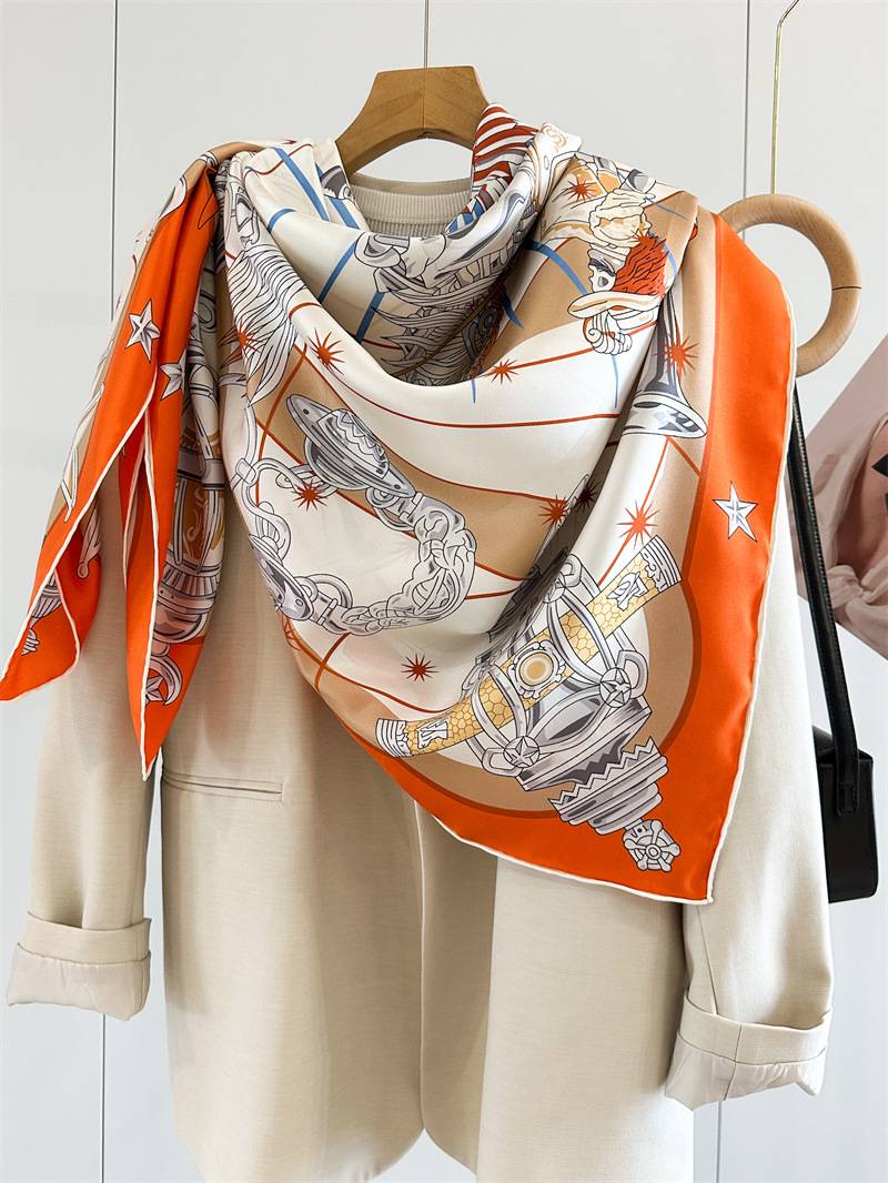 Luxury Brand Scarf Large Silk  - Luxury Bags For Women Brands 评论和价格