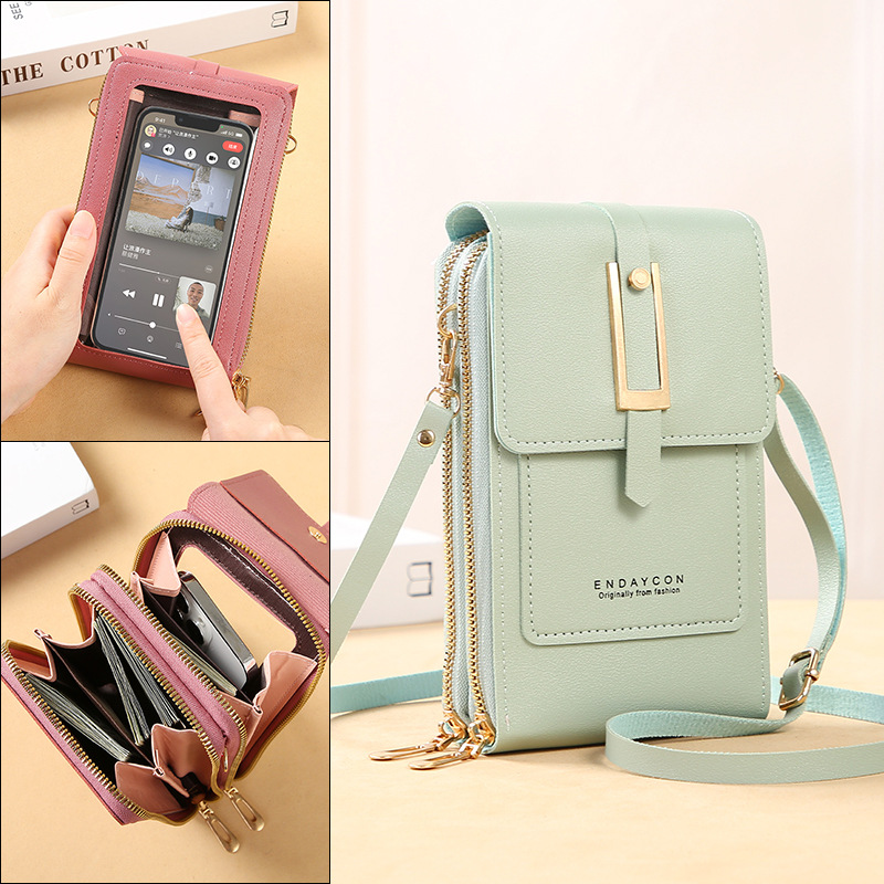 Touch Screen Cell Phone Women  - Wristlet Wallet Zipper 评论和价格