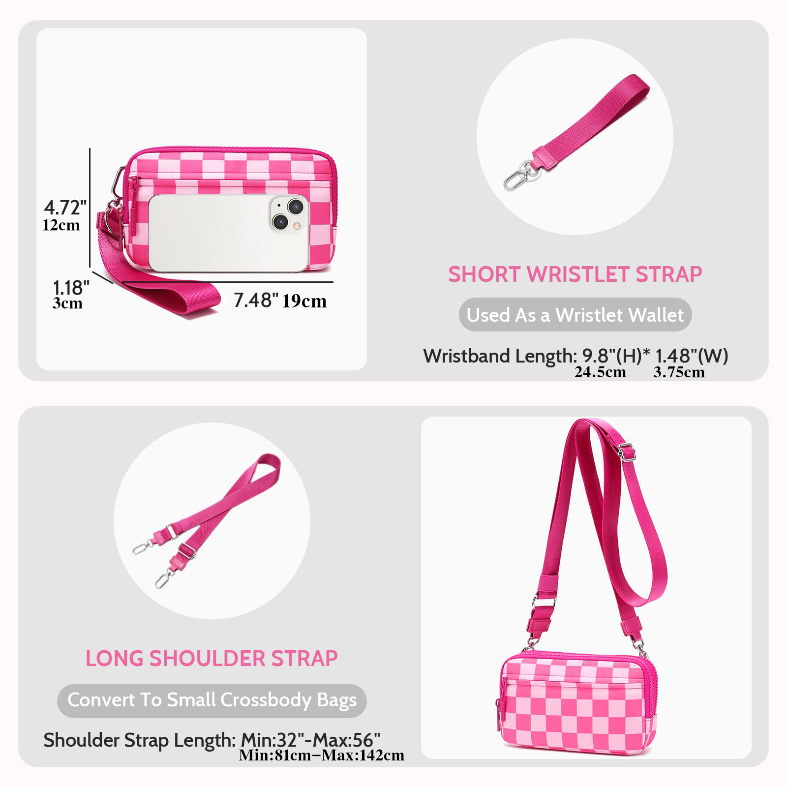 [DOYOGI Wristlet Wallet] DOYOG - Wristlet Wallet Zipper 评论和价格