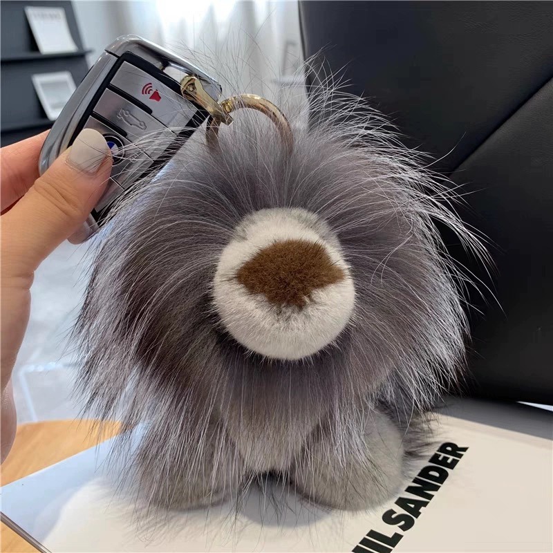 Luxury Real Mink Fur Lion Pend - Luxury Bags For Kids 评论和价格