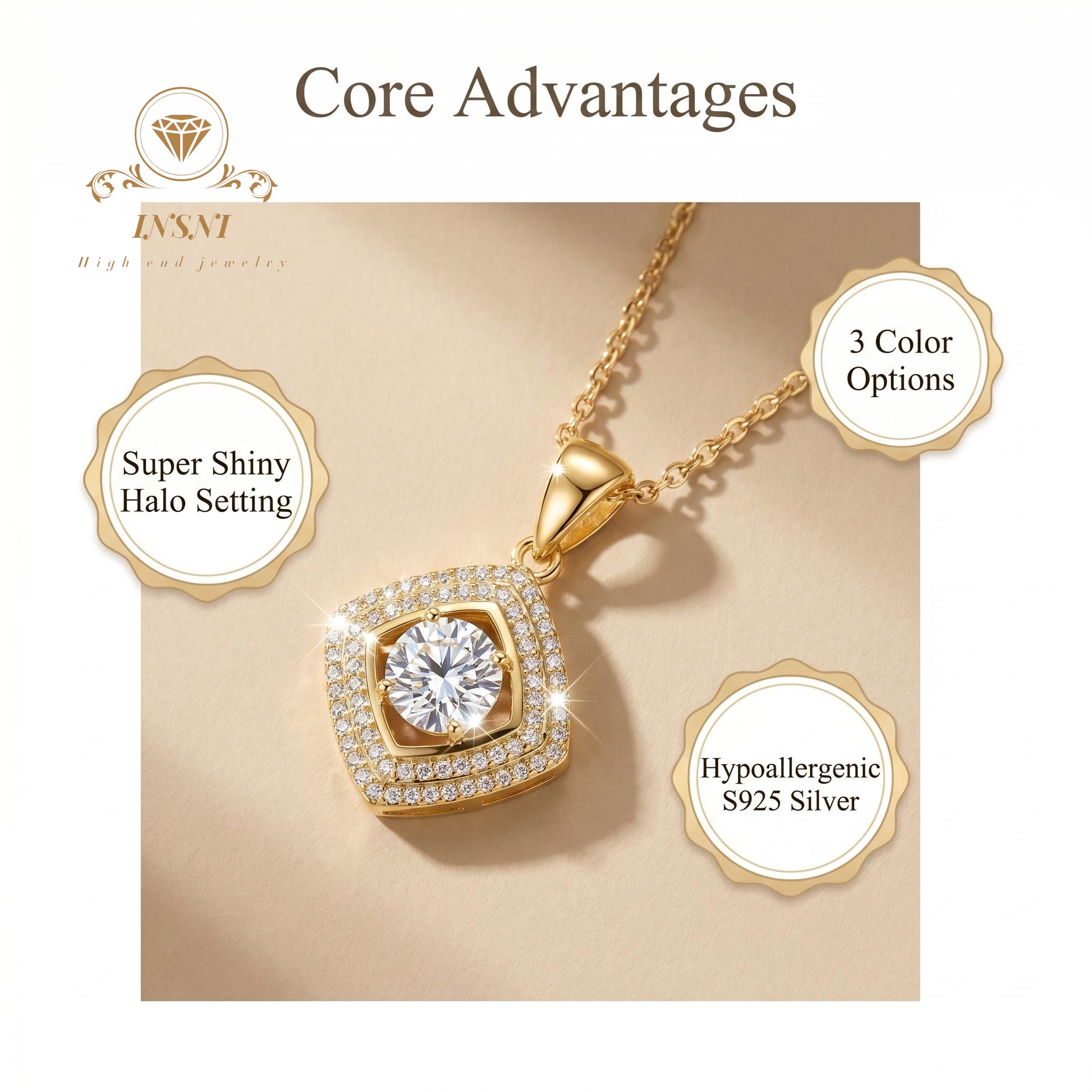 S925 Silver Smart Moissanite S - Luxury Bags Affordable 评论和价格