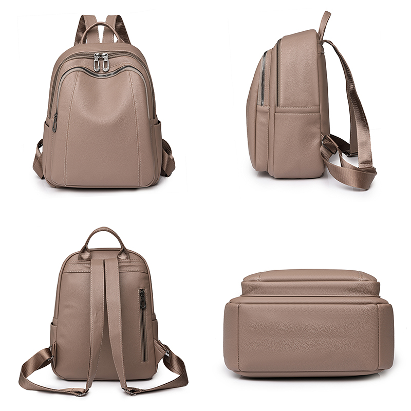 High Quality Leather Backpack  - Shoulder Bag Slouchy 评论和价格