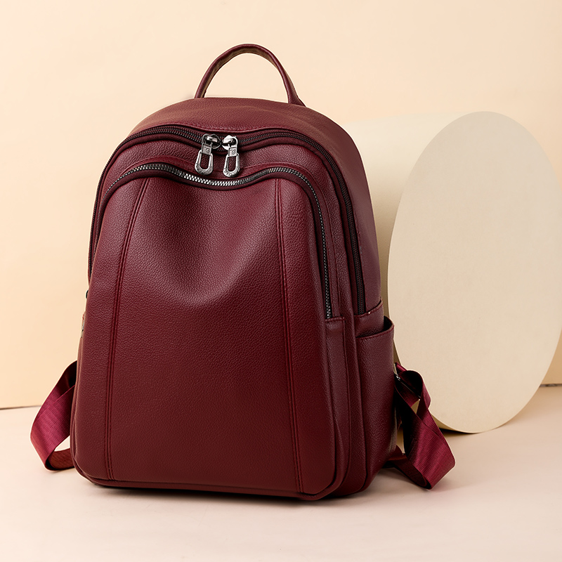 High Quality Leather Backpack  - Shoulder Bag Slouchy 评论和价格