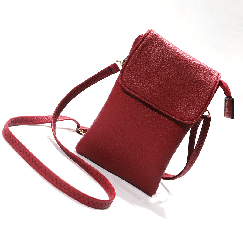 Women Leather Crossbody Phone  - Wristlet Wallet Zipper 评论和价格