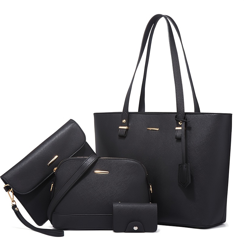 4pcs Fashion Women's Bag Sets  - Shoulder Bag Slouchy 评论和价格