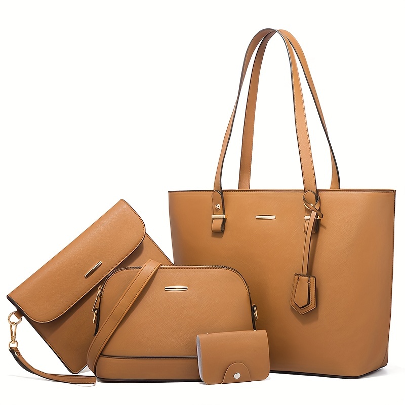 4pcs Fashion Women's Bag Sets  - Shoulder Bag Slouchy 评论和价格