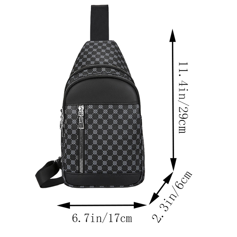 Neutral Style Functional Chest - Shoulder Bag Slouchy 评论和价格